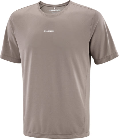 Salomon SHAKEout Core Short Sleeve Mens Running Top - Brown