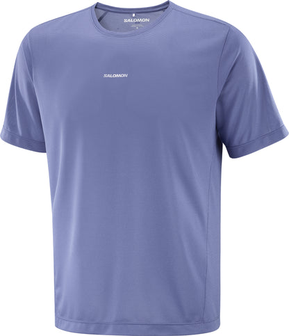 Salomon SHAKEout Core Short Sleeve Mens Running Top - Blue