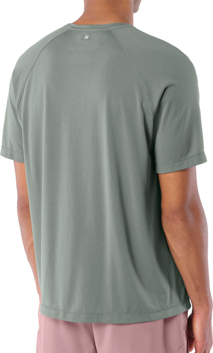 Salomon SHAKEout Core Short Sleeve Mens Running Top - Grey
