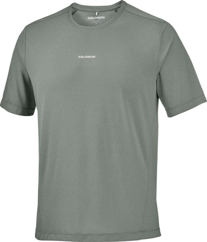 Salomon SHAKEout Core Short Sleeve Mens Running Top - Grey