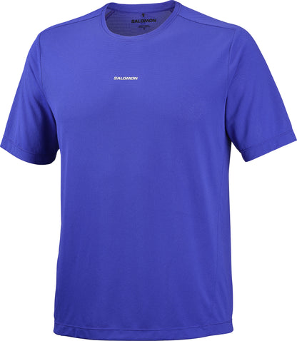 Salomon SHAKEout Core Short Sleeve Mens Running Top - Blue