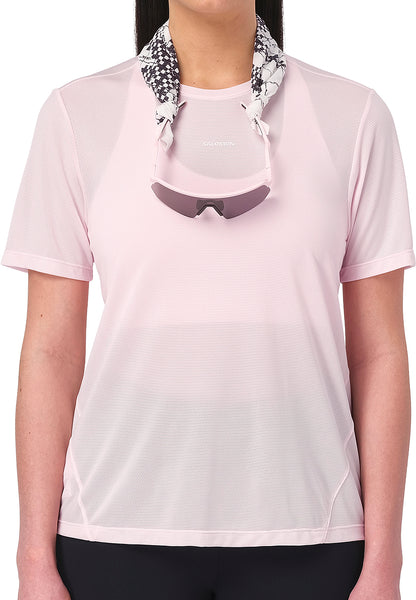 Salomon SHAKEout Core Short Sleeve Womens Running Top - Pink