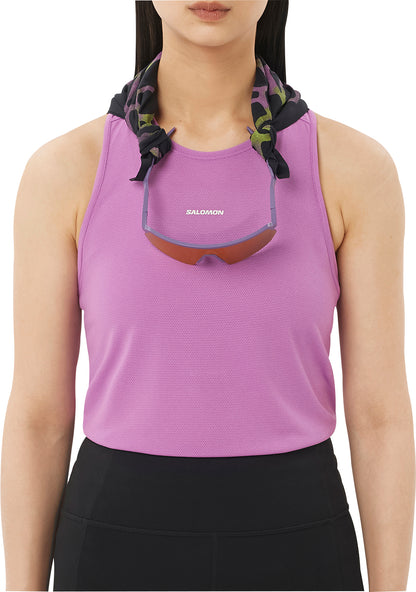 Salomon SHAKEout Core Womens Running Vest Tank Top - Purple