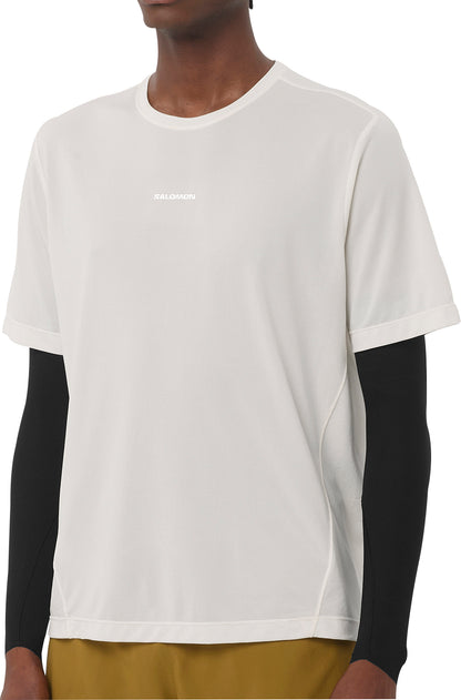 Salomon SHAKEout Core Short Sleeve Mens Running Top - White