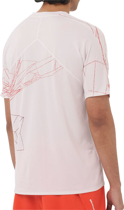 Salomon S/LAB Speed Short Sleeve Mens Running Top - Cream