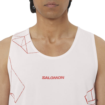 Salomon S/LAB Speed Mens Running Vest - Cream