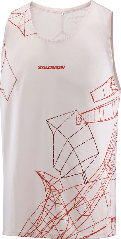 Salomon S/LAB Speed Mens Running Vest - Cream