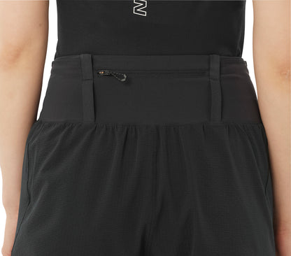 Salomon 5 Inch Sense Aero Trail 2 in 1 Womens Running Shorts - Black