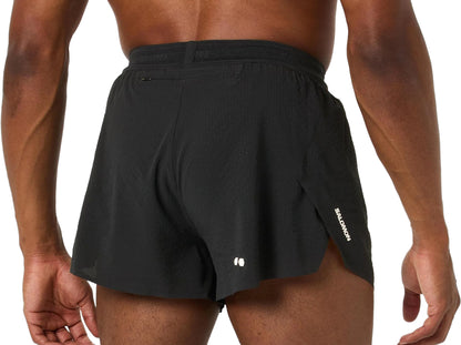 Salomon Sense Aero 3 Inch Split Mens Running Shorts - Black