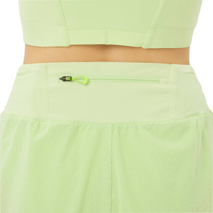 Salomon Sense Aero Stow 4 Inch Womens Running Shorts - Green