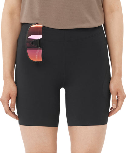 Salomon Sense Stow 6 Inch Womens Short Running Tights - Black