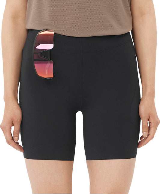 Salomon Sense Stow 6 Inch Womens Short Running Tights - Black