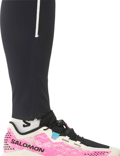 Salomon Stow Womens Long Running Tights - Black