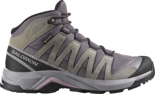 Salomon X-Adventure Recon Mid GORE-TEX Womens Walking Shoes - Grey