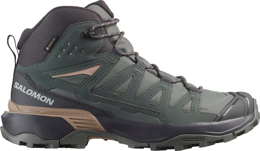 Salomon X Ultra 360 Mid GORE-TEX Womens Walking Boots - Green