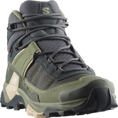 Salomon X Ultra 5 Mid GORE-TEX Womens Walking Boots - Green