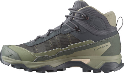 Salomon X Ultra 5 Mid GORE-TEX Womens Walking Boots - Green