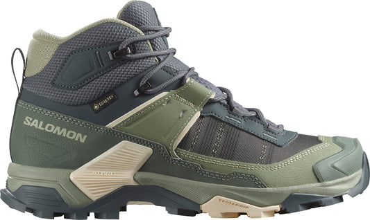 Salomon X Ultra 5 Mid GORE-TEX Womens Walking Boots - Green