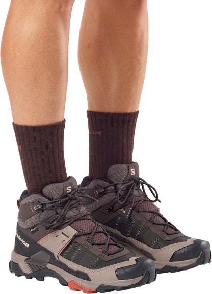 Salomon X Ultra 5 Mid GORE-TEX Mens Walking Boots - Brown