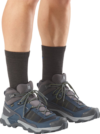 Salomon X Ultra 5 Mid GORE-TEX Mens Walking Boots - Blue