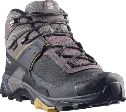 Salomon X Ultra 5 Mid GORE-TEX WIDE FIT Mens Walking Boots - Grey