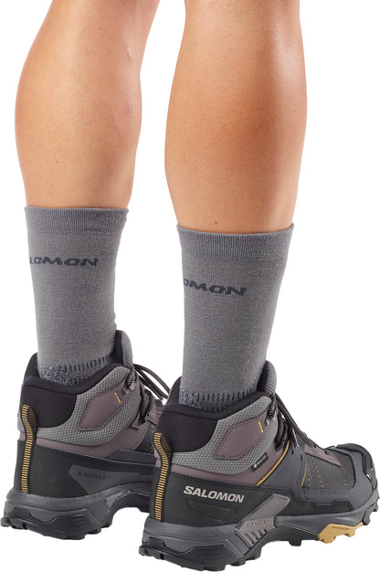 Salomon X Ultra 5 Mid GORE-TEX WIDE FIT Mens Walking Boots - Grey