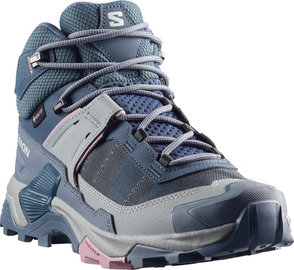 Salomon X Ultra 5 Mid GORE-TEX Womens Walking Boots - Blue