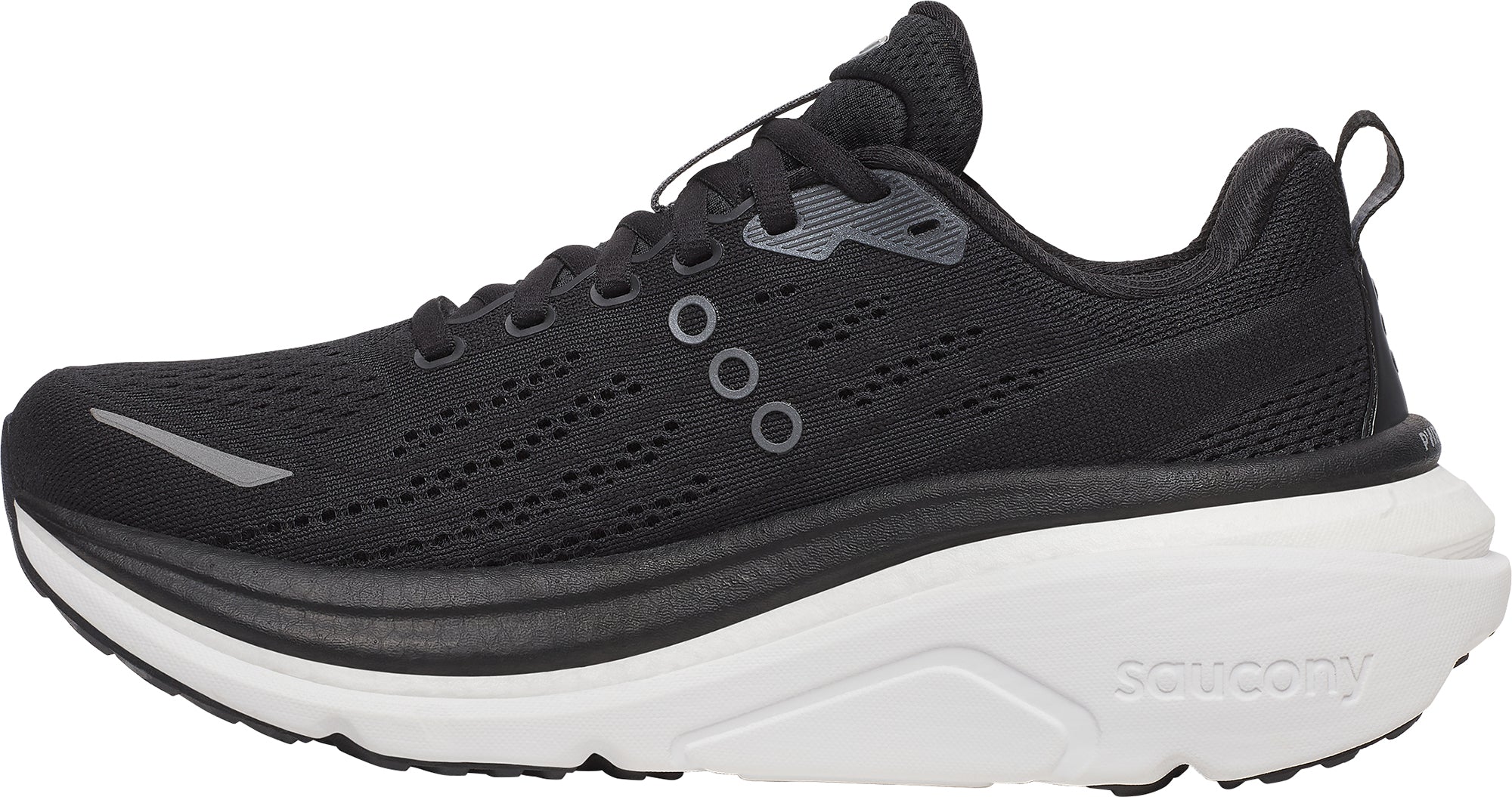 Saucony Hurricane 25 WIDE FIT Womens Running Shoes - Black – Start