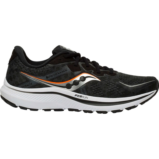 Saucony Omni 20 WIDE FIT Mens Running Shoes - Black