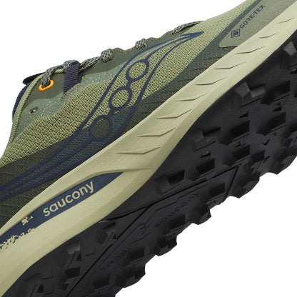 Saucony Peregrine 15 GORE-TEX Mens Trail Running Shoes - Green