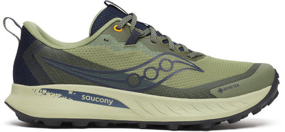 Saucony Peregrine 15 GORE-TEX Mens Trail Running Shoes - Green