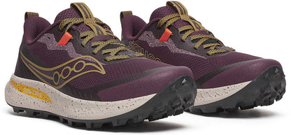 Saucony Peregrine 15 Womens Trail Running Shoes - Red
