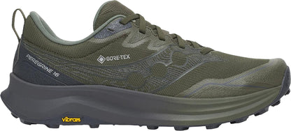 Saucony Peregrine 16 GORE-TEX Mens Trail Running Shoes - Green