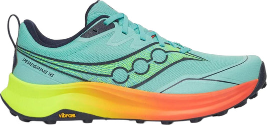 Saucony Peregrine 16 Mens Trail Running Shoes - Green