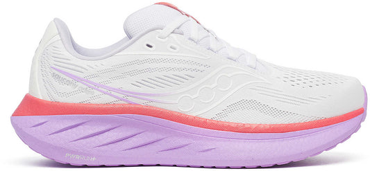 Saucony Ride 18 Womens Running Shoes - White
