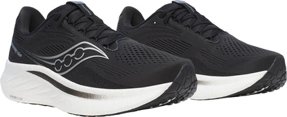 Saucony Ride 18 Mens Running Shoes - Black