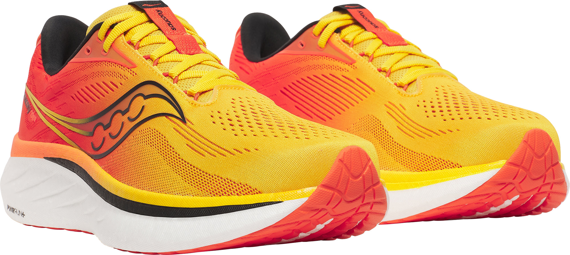 Saucony Ride 18 Mens Running Shoes Yellow