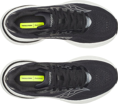 Saucony Ride 19 WIDE FIT Womens Running Shoes - Black