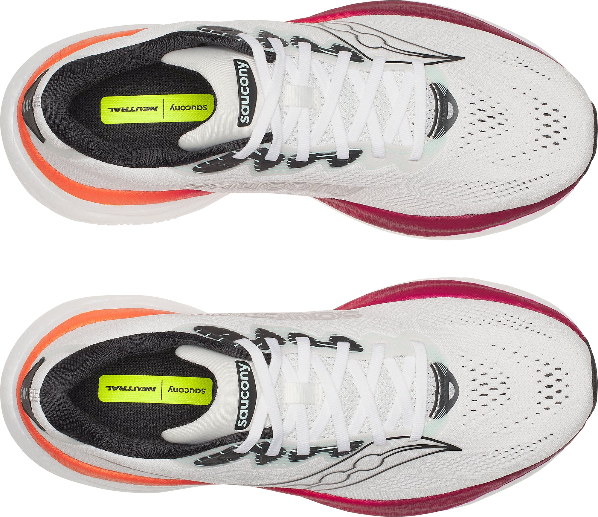 Saucony Ride 19 Mens Running Shoes - White – Start Fitness