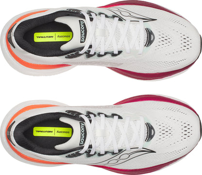 Saucony Ride 19 Mens Running Shoes - White