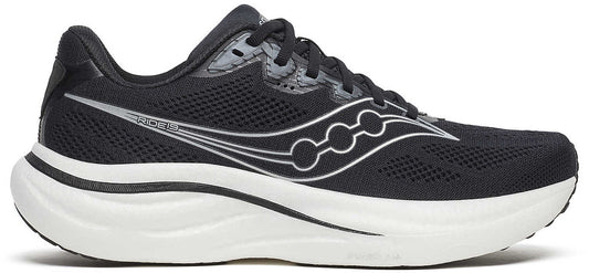 Saucony Ride 19 WIDE FIT Mens Running Shoes - Black