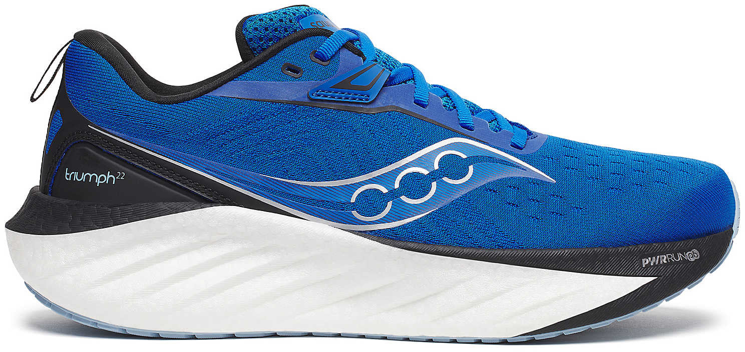 Saucony Triumph 22 Mens Running Shoes Black Start Fitness