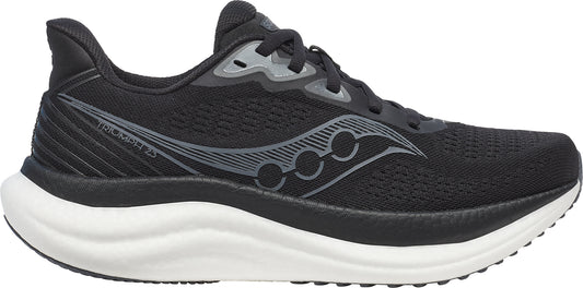 Saucony Triumph 23 WIDE FIT Womens Running Shoes - Black