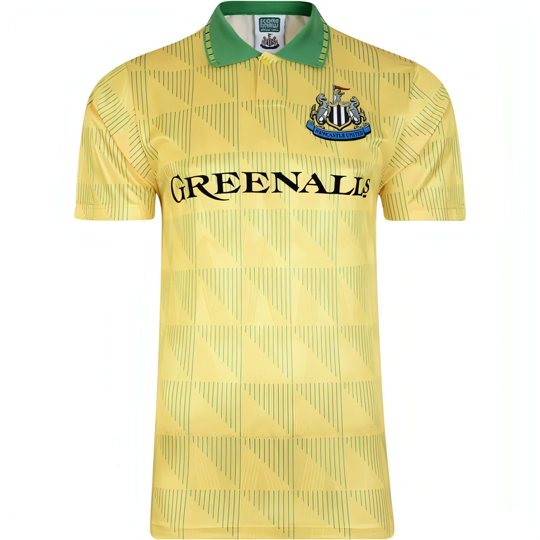 Score Draw Retro Newcastle United Away Shirt Newc90Apyss Front - Front View