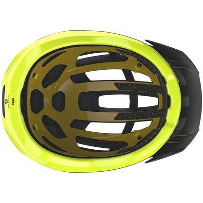 Scott Fuga Plus Rev Cycling Helmet - Dark Grey / Radium Yellow