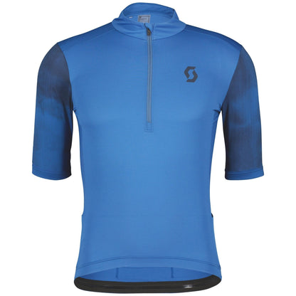Scott Gravel 10 Short Sleeve Mens Cycling Jersey - Blue