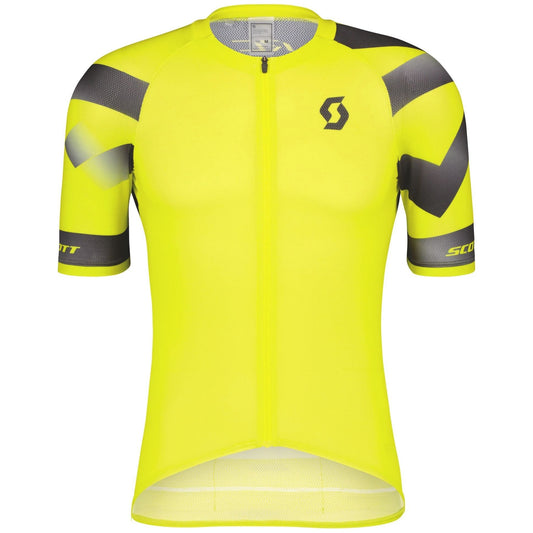 Scott RC Premium Climber Short Sleeve Mens Cycling Jersey - Yellow
