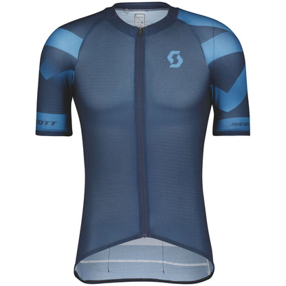 Scott RC Premium Climber Short Sleeve Mens Cycling Jersey - Blue