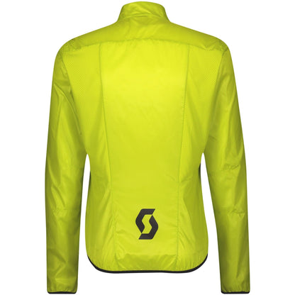 Scott RC Team Windbreaker Mens Cycling Jacket - Yellow