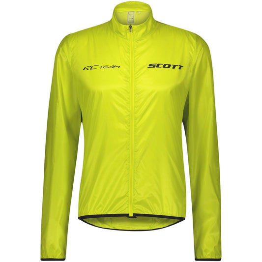 Scott RC Team Windbreaker Mens Cycling Jacket - Yellow